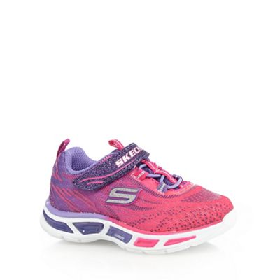Girls' pink ombre light up trainers